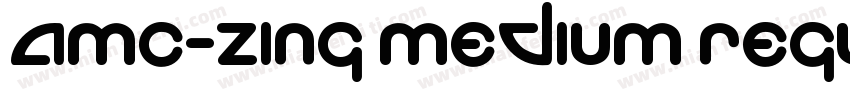 AMC-Zing Medium Regular字体转换